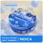 High-Flavor-Blueberry-Blue-Dream-Gummies-menu